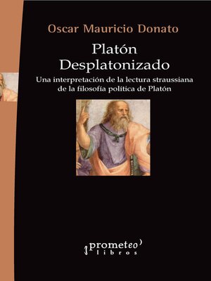 cover image of Platon desplatonizado